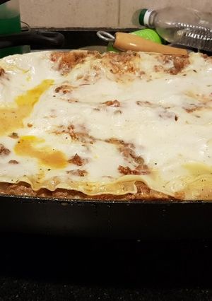 Una foto de Lasagna mixta "de re chupete" max