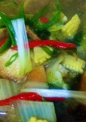 Foto resep Sapo tahu ayam sayuran