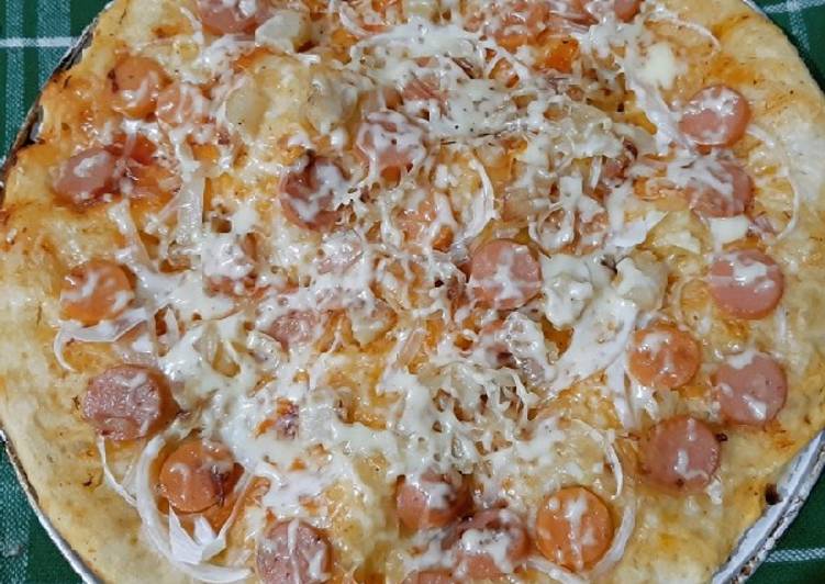 Resep masakan Pizza Teflon home made | Resep Bumbu Pizza Teflon home made Yang Menggugah Selera