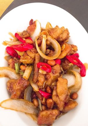 Foto resep Ayam kungpao (masakan rumahan sederhana)
