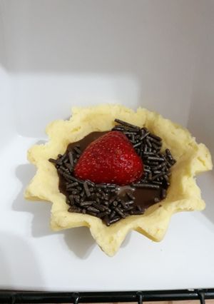 Una foto de Canastitas de chocolate