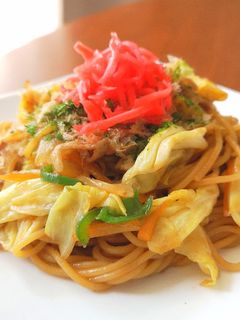 Foto di Yakisoba - Spaghetti giapponesi alla piastra