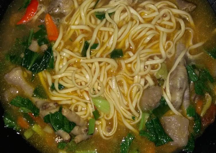 Mie rebus ceker maknyus😍