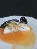 Bacalao confitado con crujiente de puerro