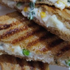 A picture of Yellow Green Grilled Sandwich.