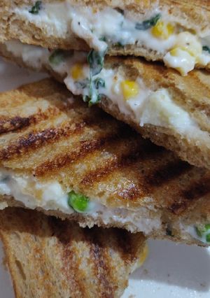 A picture of Yellow Green Grilled Sandwich.