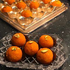A picture of Motichur ladoo.