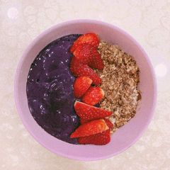 A picture of Overnight Oats Smoothie Bowl.