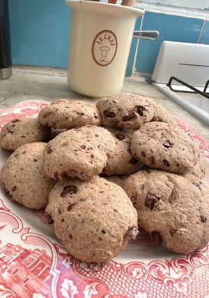 Una foto de Galletas integrales con chips de chocolate