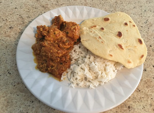 Una foto de Pollo al curry (India)
