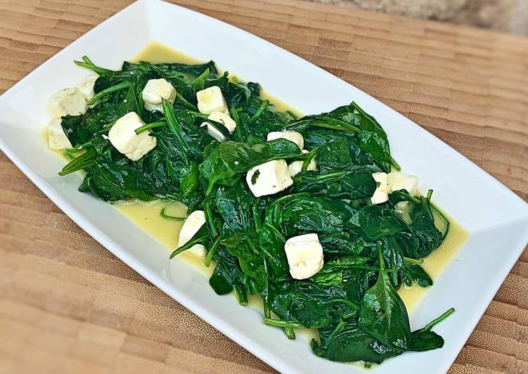 Sautéed spinach