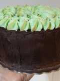 Torta de chocolate y Menta sin gluten
