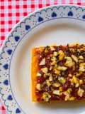 Polenta orgánica con salsa de tomate y quesito de cabra 🐐 Queso de leche de cabritas cordobesas 🇦🇷