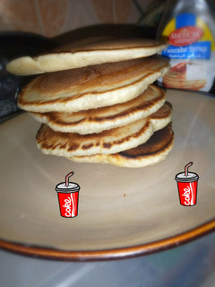 A picture of Fluffy souffle pancake.
