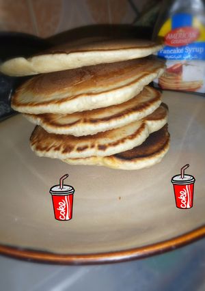 A picture of Fluffy souffle pancake.
