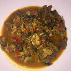 รูปของ Kerang hijau saus tiram level pedes mampus