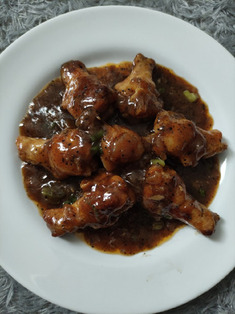 Cara Memasak Black pepper chicken wings Menu Enak