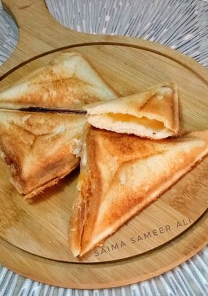 A picture of Cheese egg sandwich.