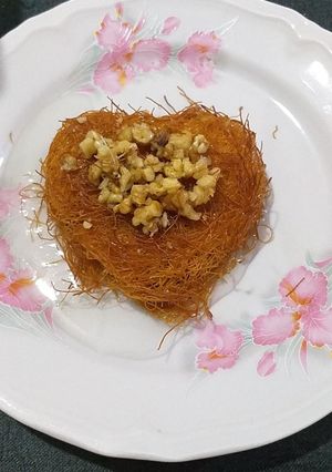 صورة لوصفة كنافه بالجوز