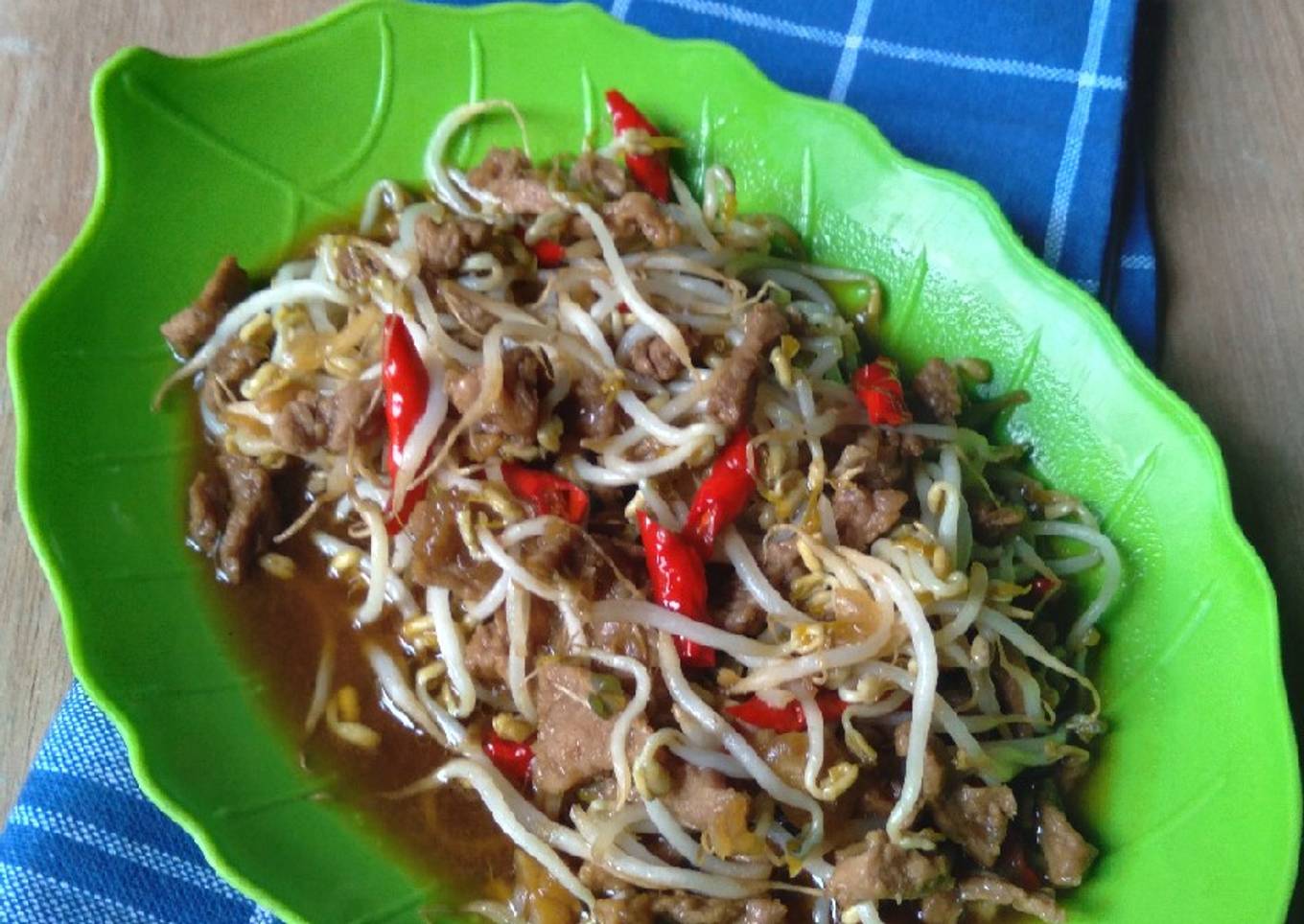 Oseng Toge Daging Sapi