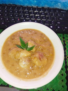 Foto resep Bubur kacang ijo rasa durian