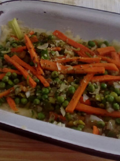 Una foto de Pastel de Patatas._(Papas) Con Vegetales