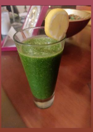 Φωτογραφία της συνταγής Smoothie πράσινο με ginger 🌹