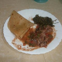 A picture of Chapati & Beef (Wet Fry).