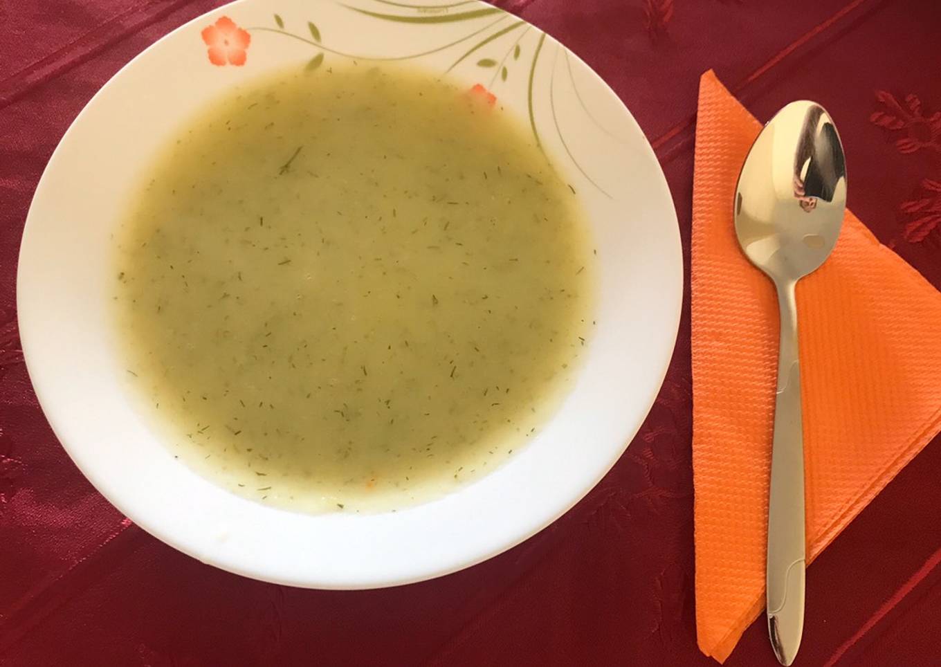 Crema de pepino con eneldo