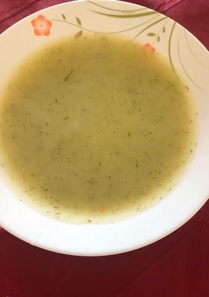 Una foto de Crema de pepino con eneldo