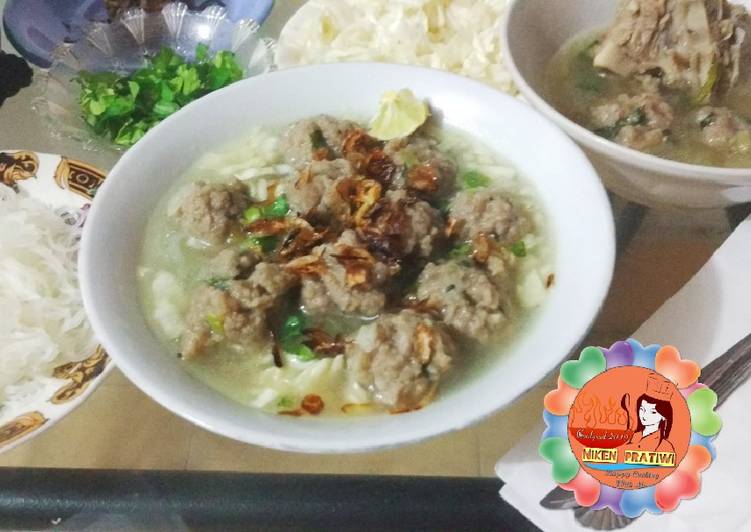Bakso Urat Kuah Tulang Tanpa agar2 dan Gelatin 🍜 No Bake