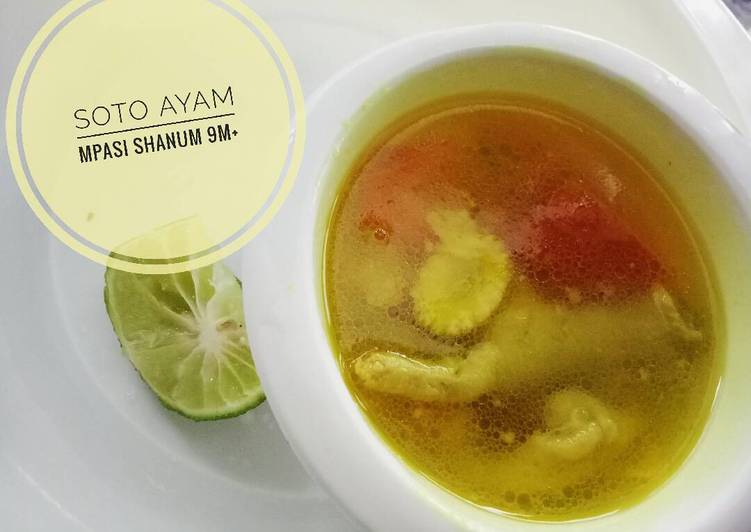 Soto Ayam Ceker (MPASI 9m+)