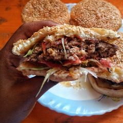 A picture of Home-made Beef Burgers.
