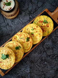 A picture of Fluffy Sweet Corn Pancake.