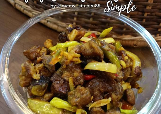 Daging Goreng Kunyit Simple