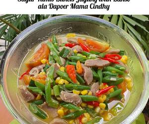Resep Terbaik Sayur Tumis Buncis Jagung with Bakso simple wajibrecook Mantul Banget