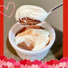 A picture of Rich and Creamy Chocolate Mousse ❤️.