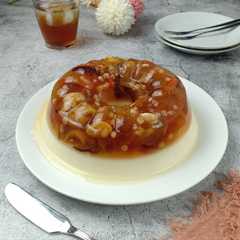 Puding Peach Gum Lapis Susu রেসিপির প্রধান ছবি