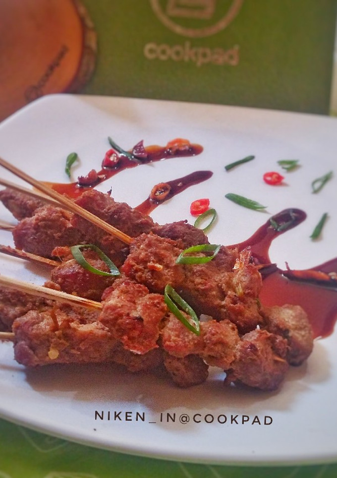 Foto resep Sate Empuk Saus Kemad