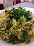 Linguine con Broccoli Neri e Colata di Acciughe in Padella