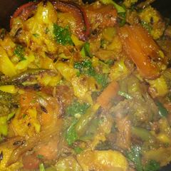 A picture of Mix vegetable stir fry.