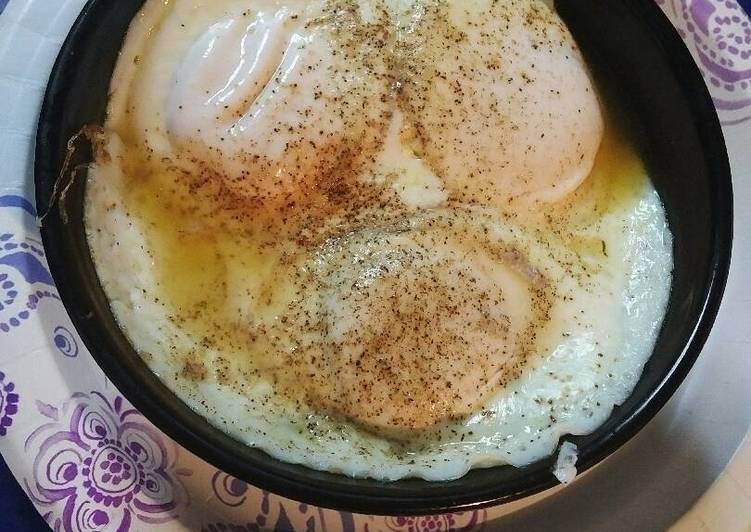 Recipe of Award-winning Eggs over Collards