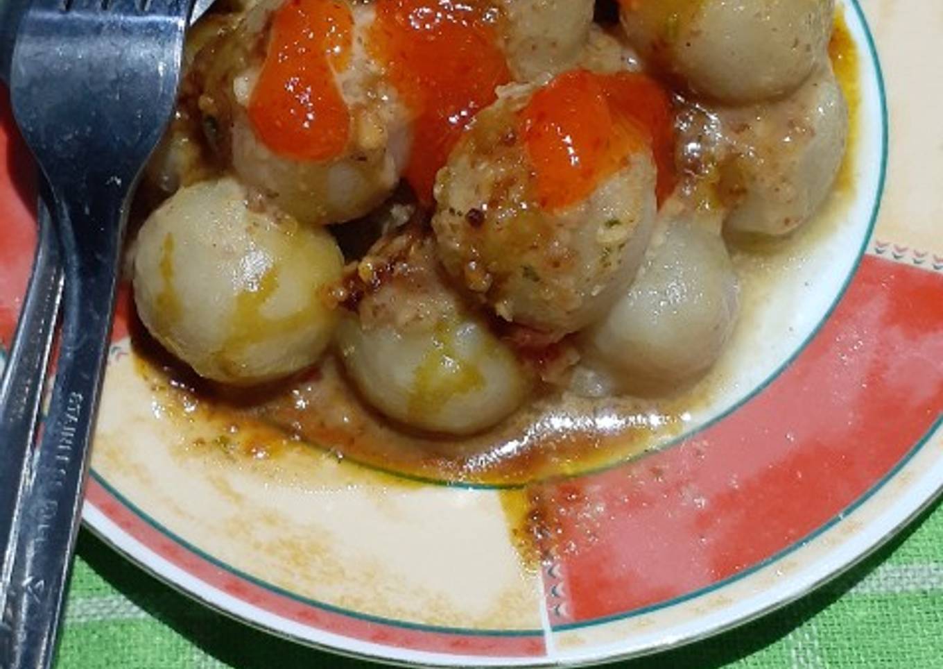 Cilok bumbu pecel