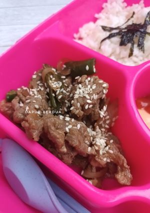 Foto resep Slice Beef Saori Teriyaki
