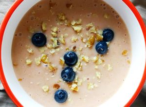 Foto de Smoothie de banana e ameixa