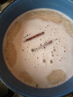 Una foto de Atol de banano y avena 😋