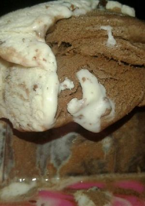 Foto resep Puding coklat topping ice krim