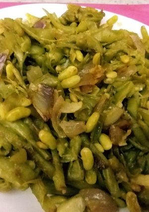 صورة لوصفة فاصوليا خضراء بزيت الزيتون ولا احلا