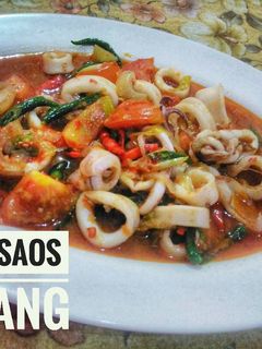 Foto resep Cumi Saos Padang