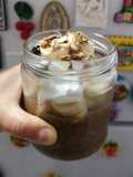 Pudín de chía y café